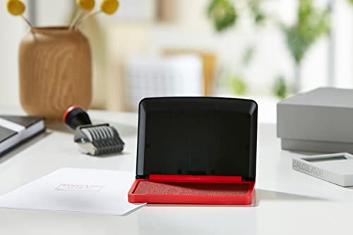 COLOP Micro Felt Pad with 801 Non-Toxic, Water Based Premium Ink (Red, Micro II Felt Pad - 2-3/4 x 4-1/4") - Image 2