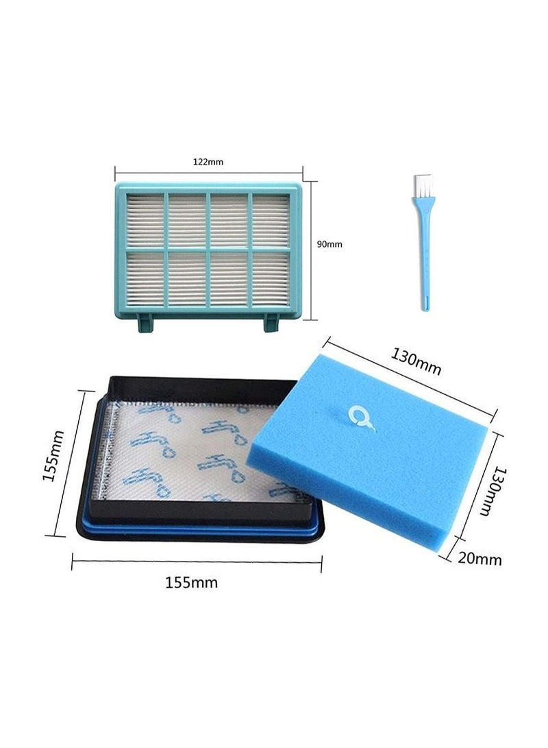 Y&D SYOSI Washable Motor Foam Filter Kit For Philips Power Pro Compact FC9331/ 09, FC9332/09 and FC8010/ 01 Vacuum Cleaner Replacement Parts Accessories - Image 3