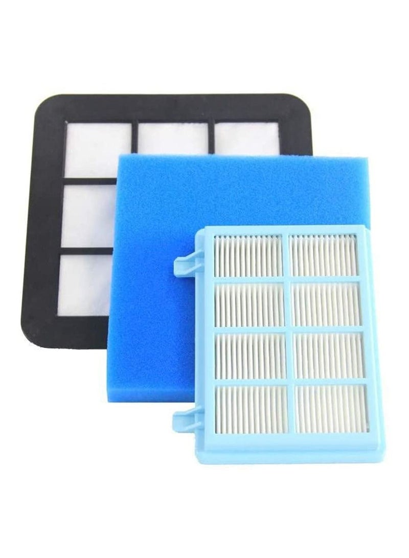 Y&D SYOSI Washable Motor Foam Filter Kit For Philips Power Pro Compact FC9331/ 09, FC9332/09 and FC8010/ 01 Vacuum Cleaner Replacement Parts Accessories - Image 2