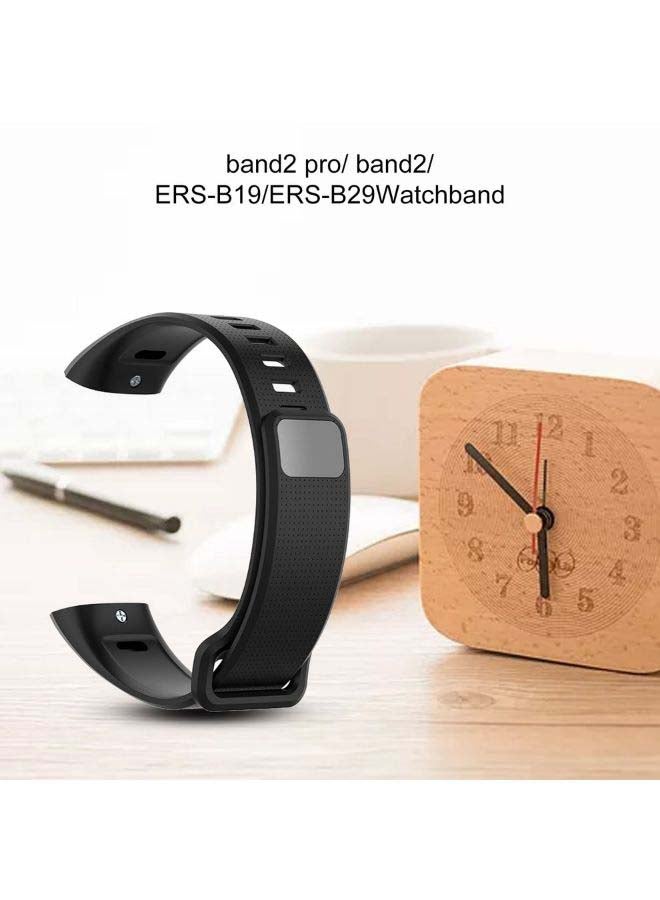 Smart Watch Strap For Huawei Band 2 Pro Black - Image 2