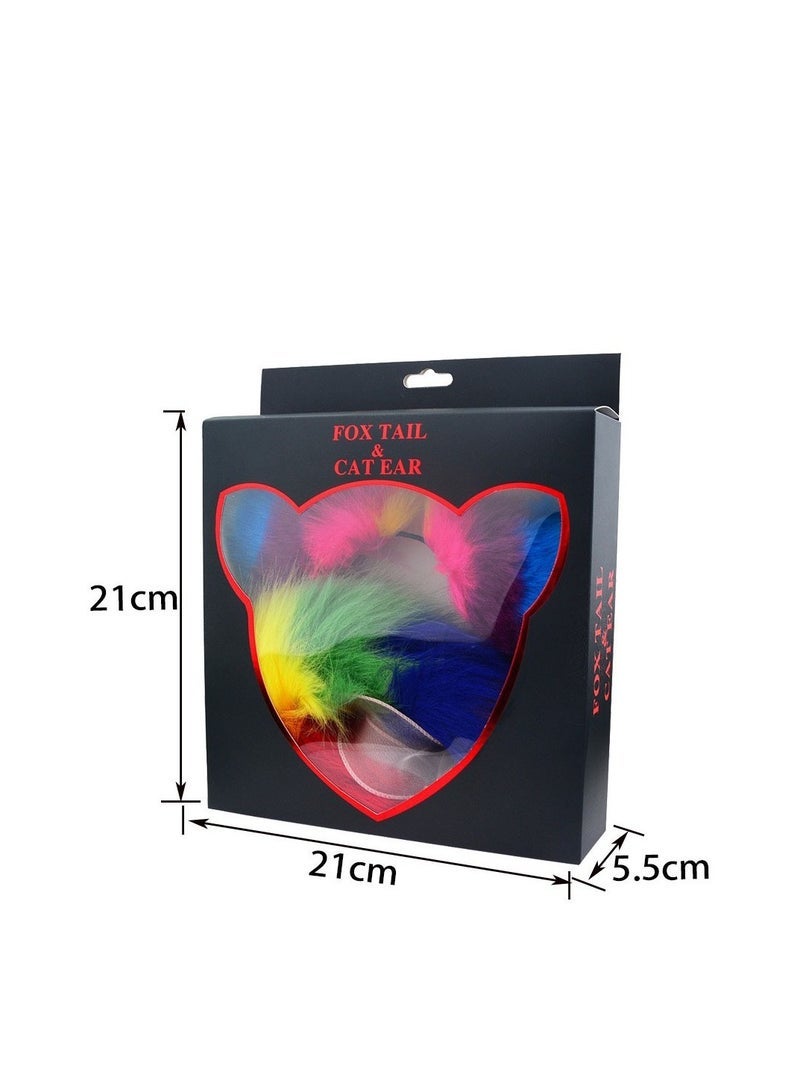 كابتن تيك Cat Ear Fox Tail, Animal Costume Cosplay Accessories Assorted - Image 3