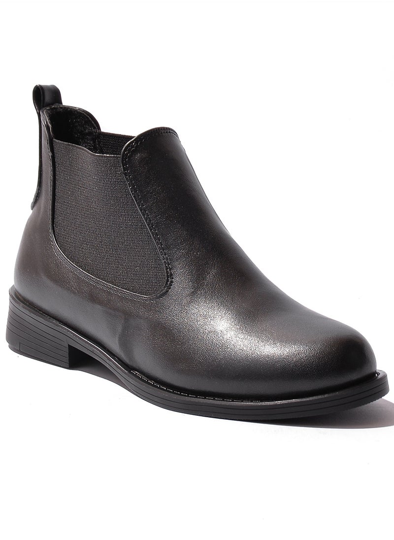 LIFESTYLISH - Ankle Boots G-18 Leather - Black - Image 1