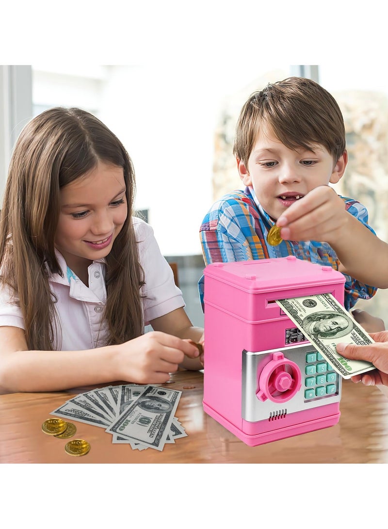 Raxoom Advance Electronic Piggy Bank, Mini ATM Password Money Bank Cash Coins Saving Box for Kids, Cartoon Safe Bank Box Perfect Toy Gifts for Boys Girls - Image 2