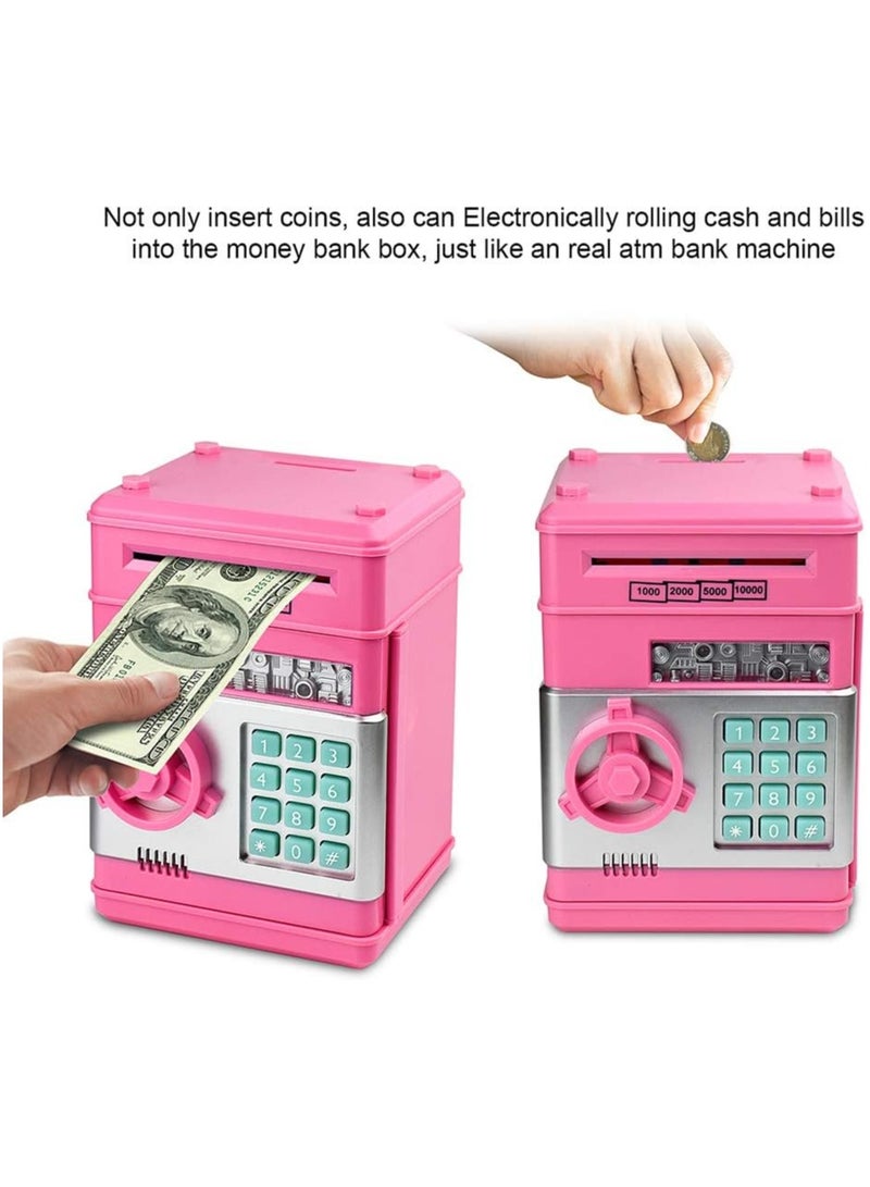 Raxoom Advance Electronic Piggy Bank, Mini ATM Password Money Bank Cash Coins Saving Box for Kids, Cartoon Safe Bank Box Perfect Toy Gifts for Boys Girls - Image 3