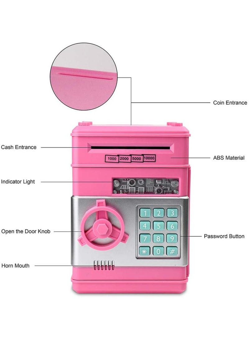 Raxoom Advance Electronic Piggy Bank, Mini ATM Password Money Bank Cash Coins Saving Box for Kids, Cartoon Safe Bank Box Perfect Toy Gifts for Boys Girls - Image 4
