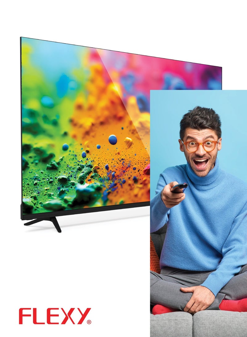 Flexy FX55-UHD - 55-Inch Android Smart LED TV UHD 4K with Netflix YouTube Shahid Prime Video WiFi HDMI Mobile Sharing 2-Year Warranty Ultra Bright Wide Viewing - Image 5