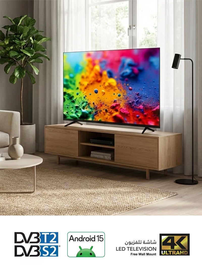 Flexy FX55-UHD - 55-Inch Android Smart LED TV UHD 4K with Netflix YouTube Shahid Prime Video WiFi HDMI Mobile Sharing 2-Year Warranty Ultra Bright Wide Viewing - Image 3