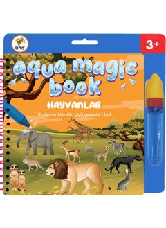 Lino Aqua Magic Book (Water Coloring Book) Animals (TFL-1008) 