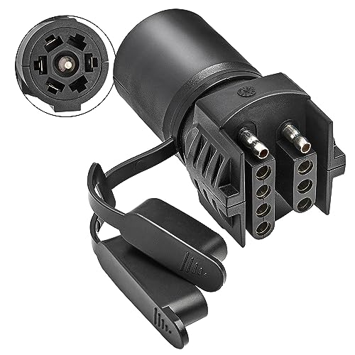Oyviny 7 to 4 & 5 Pin Trailer Adapter, 2-in-1 Design - Image 1