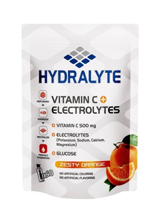Hydralyte Vitamin C + Electrolyte Hydration Sports Drink Powder Mix | Single 10g Scoop makes 250ml | Natural Electrolyte Replacement Supplement for Rapid Hydration | Orange 800g - pzsku/ZB267498C1C5779520339Z/45/_/1655804581/9d5f5194-5c8d-440b-a36d-f7fe3a5d81f5