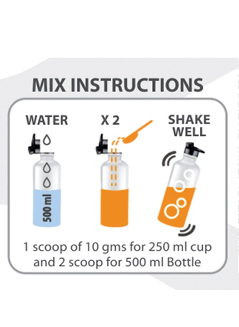 Hydralyte Vitamin C + Electrolyte Hydration Sports Drink Powder Mix | Single 10g Scoop makes 250ml | Natural Electrolyte Replacement Supplement for Rapid Hydration | Orange 800g