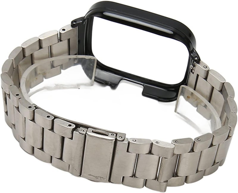 كلاراكو حزام ساعة كلاركو 2 في 1 الرائع المصنوع من الفولاذ المقاوم للصدأ، قابل للتعديل والتلميع، مناسب لحفلات الزفاف - Image 4