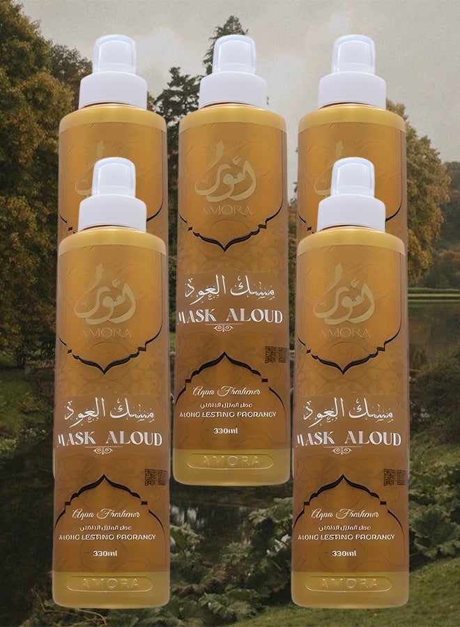 amora 5 Pieces Musk Aloud Air Freshener 330ml - Image 1