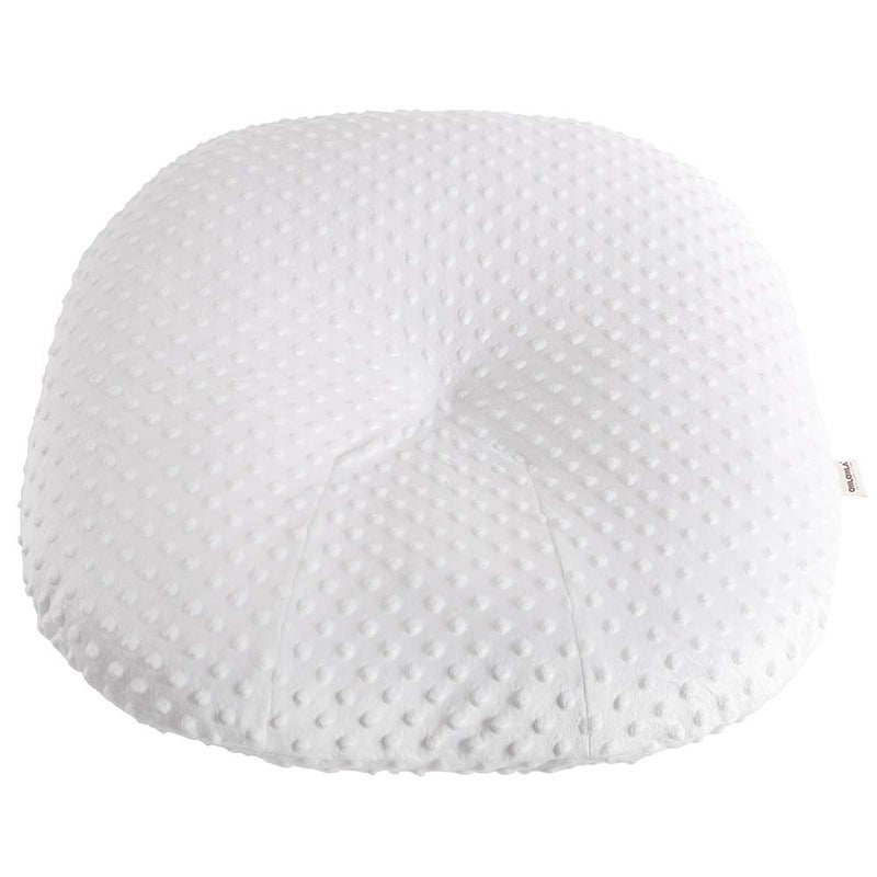 OWLOWLA Newborn Lounger Cover,Minky Removable Slipcover Fits Newborn Lounger for Baby Boy Girl(White) - Image 1