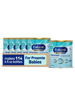 High Cal Premature Baby Formula Milk-Based with Iron, Brain-Building DHA, Vitamins & Minerals for Immune Health, Powder Can, 13.6 Oz (6 Count)