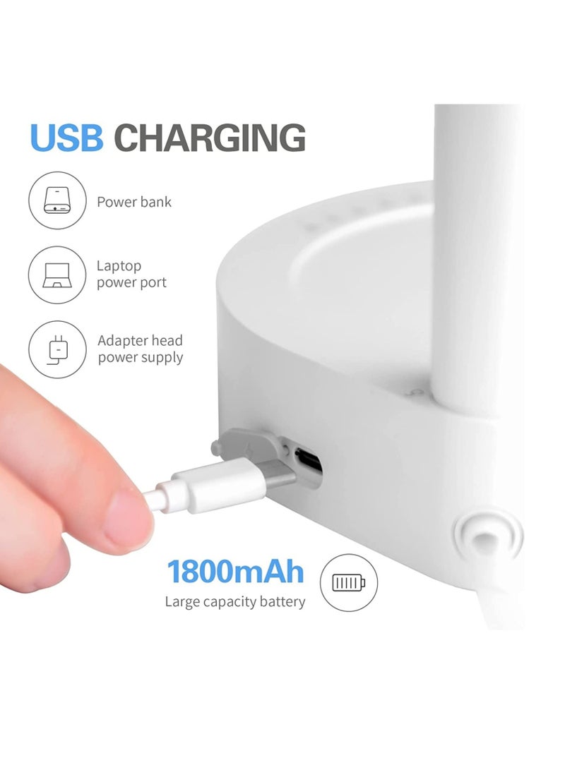 Arabest مضخة مياه كهربائية محمولة لزجاجات سعة 5 جالون وزجاجات عالمية، موزع مياه شرب أوتوماتيكي بشحن USB للمنزل والمكتب والسيارة الخارجية (أبيض) - Image 2