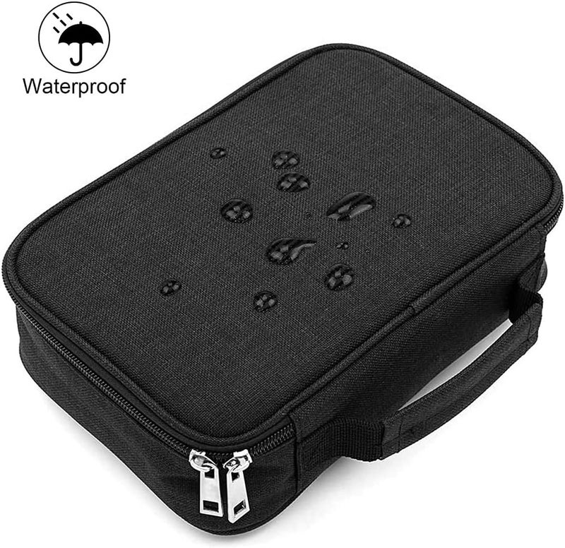 KASTWAVE Pencil Case Large Capacity,72 Packs Multifunction Pencil Bag Big Capacity Pen Pouch Holder Stationery Organizer Box School Office Supplies for Boys Girls（Black), Black, Casual - Image 4