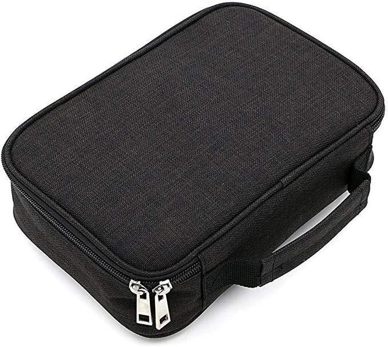 KASTWAVE Pencil Case Large Capacity,72 Packs Multifunction Pencil Bag Big Capacity Pen Pouch Holder Stationery Organizer Box School Office Supplies for Boys Girls（Black), Black, Casual - Image 1