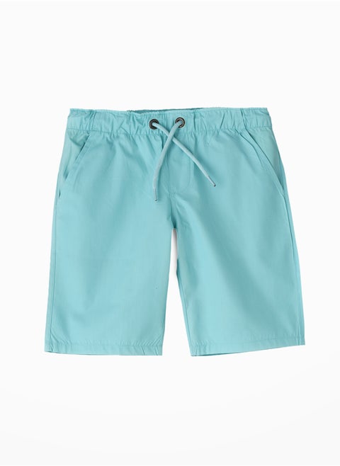 Cool & Classic: Boys' Woven Cotton Shorts Stylishly Breathable