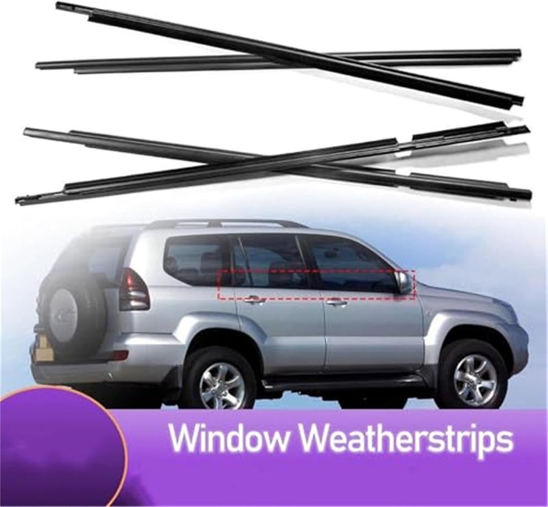 Vuzmode Car Window Door Seals for Toyota Land Cruiser Prado - Image 4
