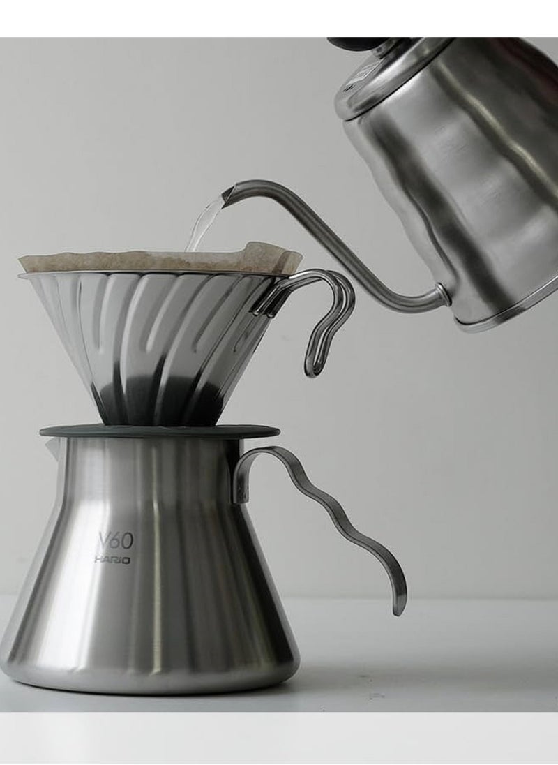 Generic Gooseneck Coffee Kettle for Specialty Brewing – Made of Stainless Steel – 1.2L Capacity – Elegant and Unique Design  - Image 2