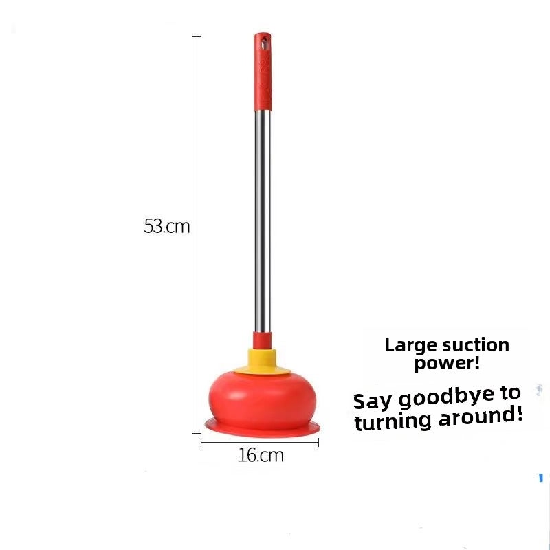 Generic Toilet Plunger Drain Unblocker Tool Big Red 