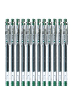 PILOT قلم حبر جاف G-Tec Ultra Fine Roller ذو طرف 0.4 مم، مكون من 12 قطعة، حبر أخضر  - Image 1