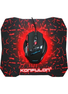 Konfulon G2 Gaming RGB Lighted Wired Gamer Mouse + Mouse Pad  - Image 2