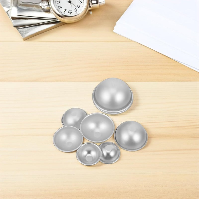 16pcs Aluminum Alloy Bath Bomb Mold Set Hemisphere Soap Making Molds for DIY Bath Salt Balls and Handmade Soap Crafting for Party and Festival Decoration - Image 5