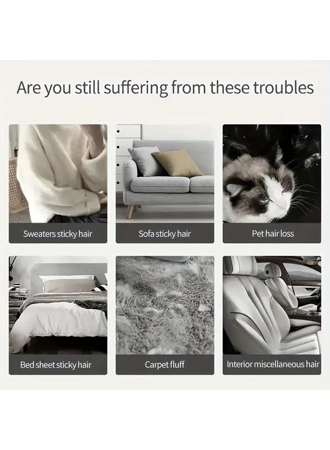 Hair Adhesive Static Lint Remover Brush For Clothes Furniture Pet Hair - Image 5