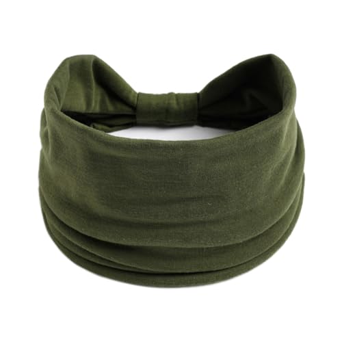 K-Elewon 3 Pack Women Wide Elastic Head Wrap Headband Sports yoga Hair Band (3 Pack(A27)) - Image 4
