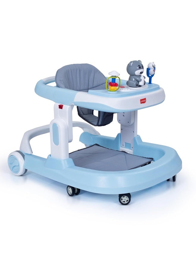 Luvlap Regal Baby Walker 9+ Months | 3 Level Height Adjustment Walker/Advanced Premium Baby Activity Walker, Blue - Image 1