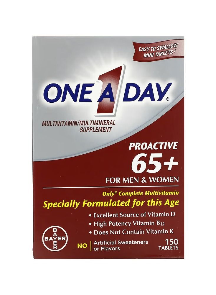 وان-أ-داي مكمل فيتامينات متعدد الفيتامينات من One A Day للرجال والنساء ، 150 قطعة - Image 1