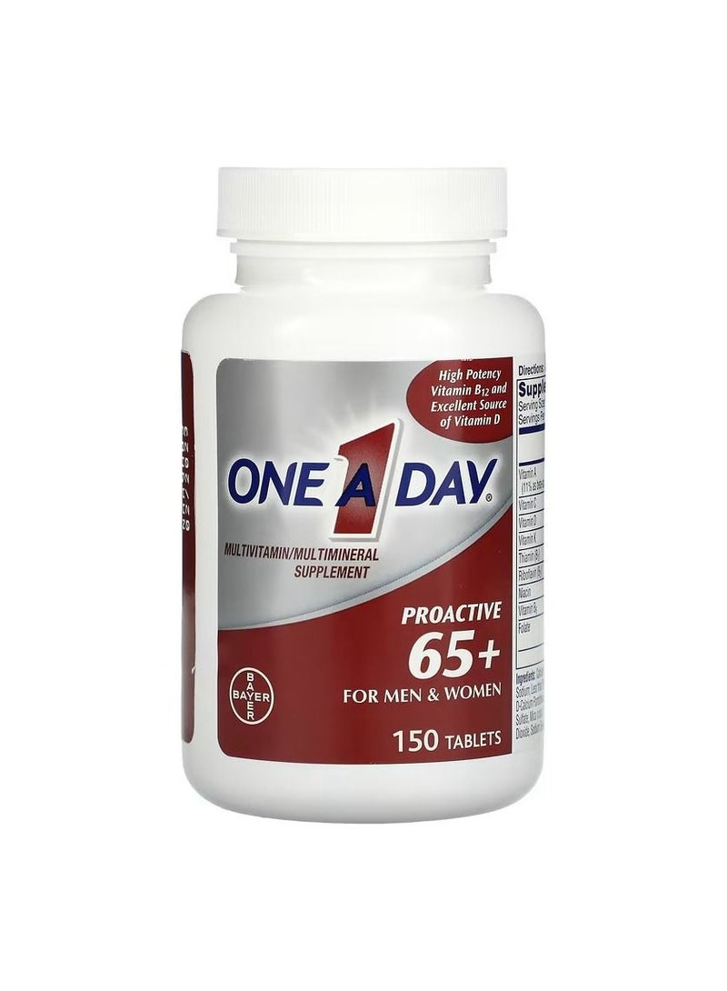 وان-أ-داي مكمل فيتامينات متعدد الفيتامينات من One A Day للرجال والنساء ، 150 قطعة - Image 2