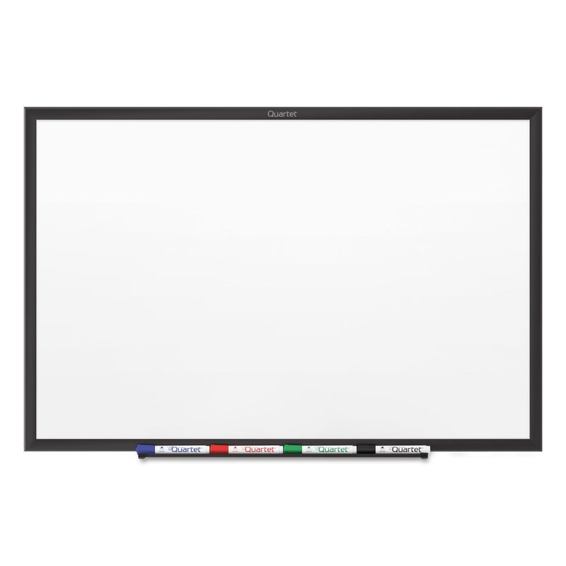Quartet Magnetic Dry Erase White Board 2 x 112 Whiteboard NanoClean Surface Resists Ink Stains Black Aluminum Frame SM531B