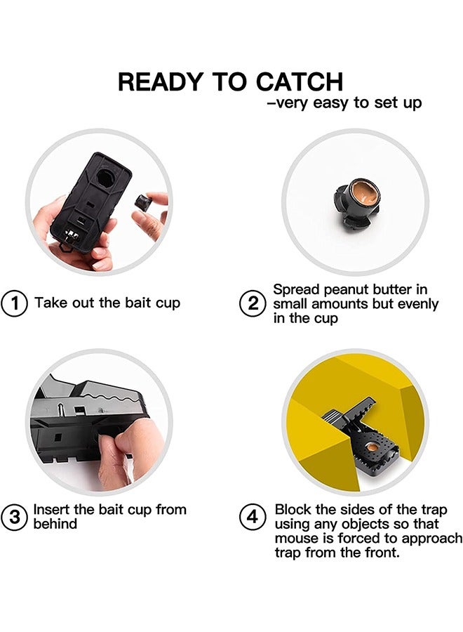 Fanski 6-Piece Mouse Traps, Mice Traps for House, Household Mouse Trap, Indoor Quick And Effective For Home And Pet Safety - Image 5