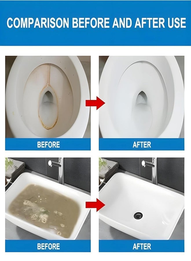 RENARSH Oxygen-Boosted Toilet Cleaning Powder with Advanced Stain-Lifting Formula, Effortlessly Removes Tough Toilet Stains and Dirt from Toilet - 250g - Image 4