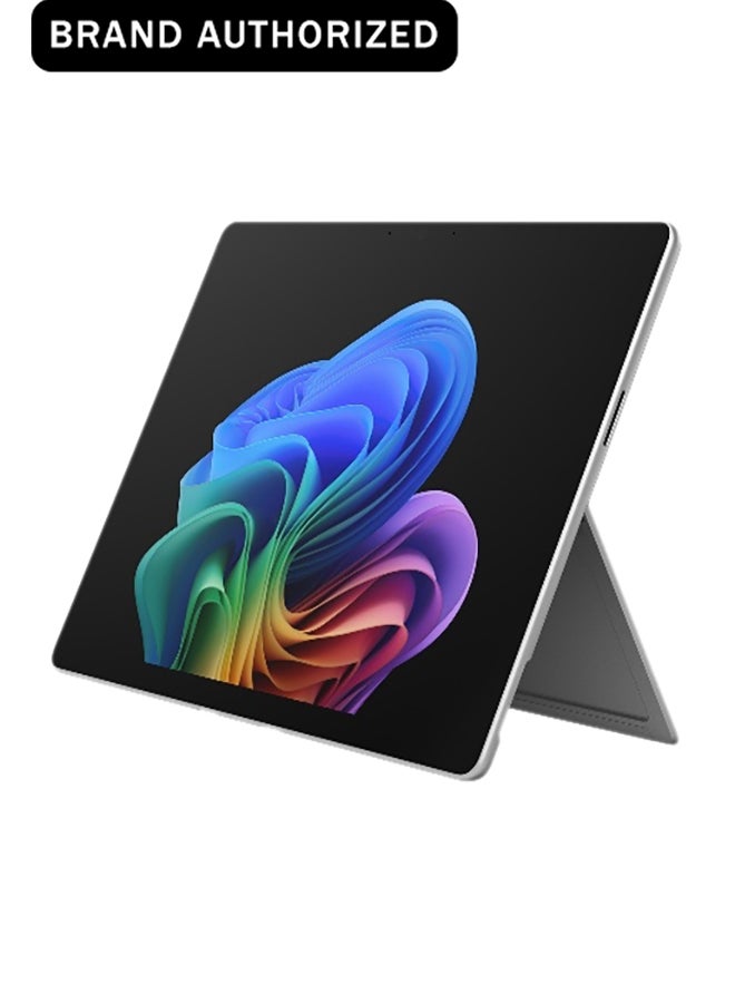 Microsoft Surface Pro 13" (12th Edition) | LCD | 10 Core | Copilot+PC | 120Hz Display | Snapdragon X2 Plus | 16GB RAM | 512GB SSD | Platinum | English/Arabic Platinum - Image 1