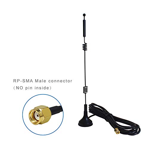eifagur Dual Band Long Range WiFi Antenna (2-Pack), Eifagur 9dbi 2.4GHZ 5GHZ 5.8GHZ RP-SMA Connector with Magnetic Base for IP Camera WiFi Router Computer Network Devices Wireless Range Extender - Image 5