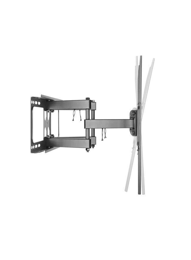 Skill Tech SH 446P Swivel TV Wall Mount Bracket for 26"-65" LED LCD Screens, VESA 400x400, Extendable Arm 53–464mm, 50kg Load Capacity – Black - Image 3