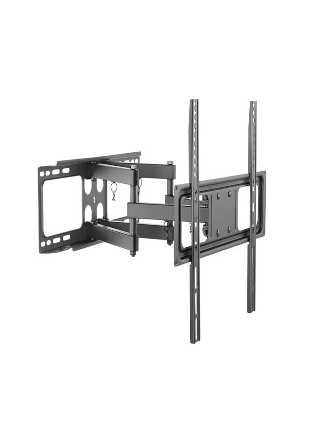 Skill Tech SH 446P Swivel TV Wall Mount Bracket for 26"-65" LED LCD Screens, VESA 400x400, Extendable Arm 53–464mm, 50kg Load Capacity – Black - Image 1