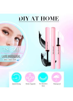 Joyeworld False eyelashes 30D and 40D combined, light and natural volume, with waterproof eyelash adhesive and sealant and eyelash curler, DIY eyelash extensions set  - Image 5