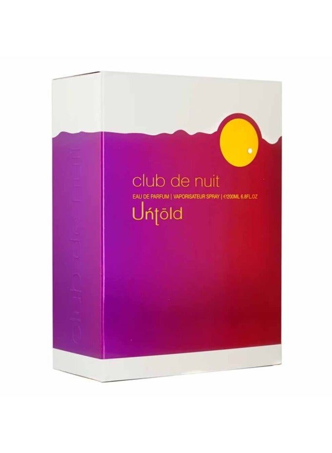 Armaf Club De Nuit Untold Eau De Parfum 200ml - Image 3
