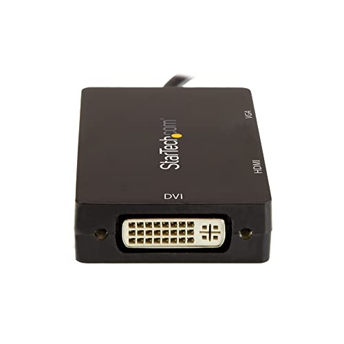 StarTech.com 4K USB C to HDMI, VGA & DVI Multi Port Video Display Adapter for Mac / Windows Laptop & Monitor (CDPVGDVHDBP) - Image 4