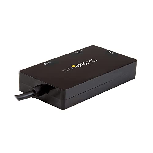 StarTech.com 4K USB C to HDMI, VGA & DVI Multi Port Video Display Adapter for Mac / Windows Laptop & Monitor (CDPVGDVHDBP) - Image 5