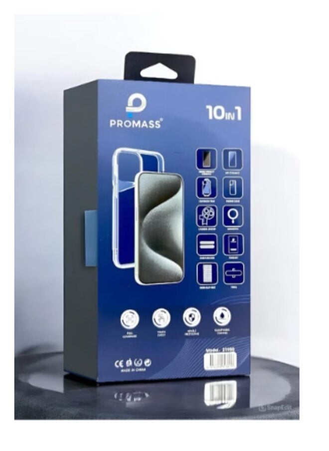 PROMASS Samsung Galaxy S25 Plus Protection package (10in1) integrated and original package from Promas, resistant to breakage and scratches  - Image 1