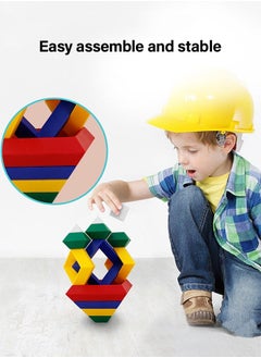 GROIC Building Blocks Stacking Toys for Kids Stacker Toy 3D Puzzle Stem Pyramid Speed Cube, Creative Educational Preschool Learning Block  - Image 5