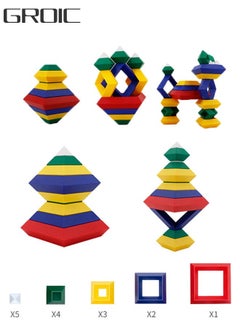 GROIC Building Blocks Stacking Toys for Kids Stacker Toy 3D Puzzle Stem Pyramid Speed Cube, Creative Educational Preschool Learning Block  - Image 1