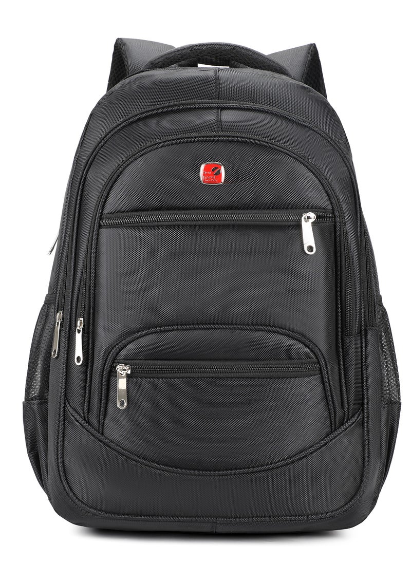 NEW TRAVEL New Travel School Backpack Fabric color 18 inch Black  - Image 1