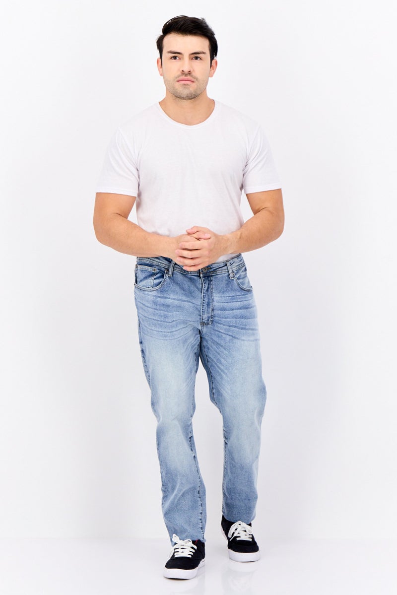 Company Eighty One جينز دنيم ضيق للرجال، قابل للتمدد، لون كحلي - Image 2